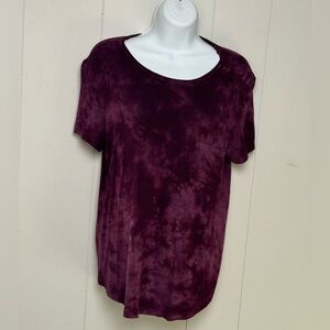 American Eagle Outfitters Soft & Sexy Women’s Viscose Blend Burgundy Tee Size M